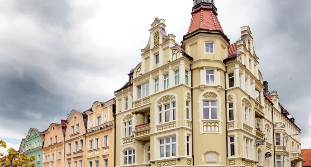 Kamienice wokół Rynku w Bolesławcu