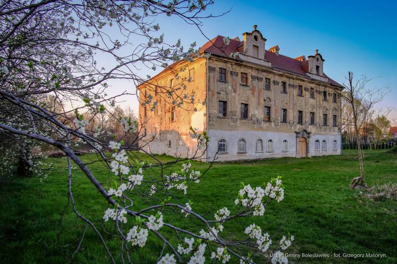 Pałac w Ocicach w gminie Bolesławiec