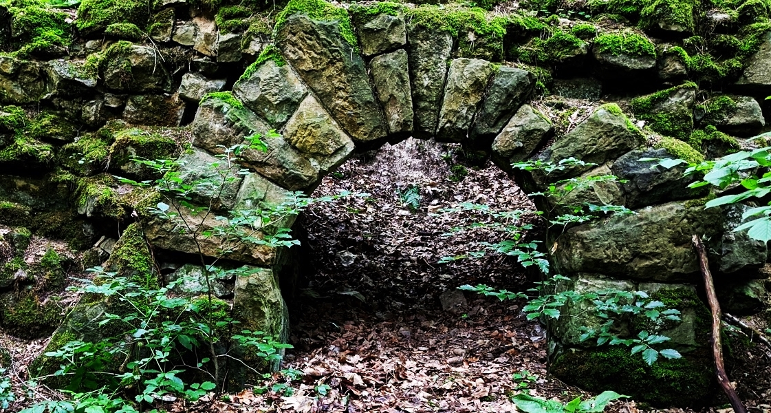 Rekonstrukcja wejścia do sztolni – Las Miejski
